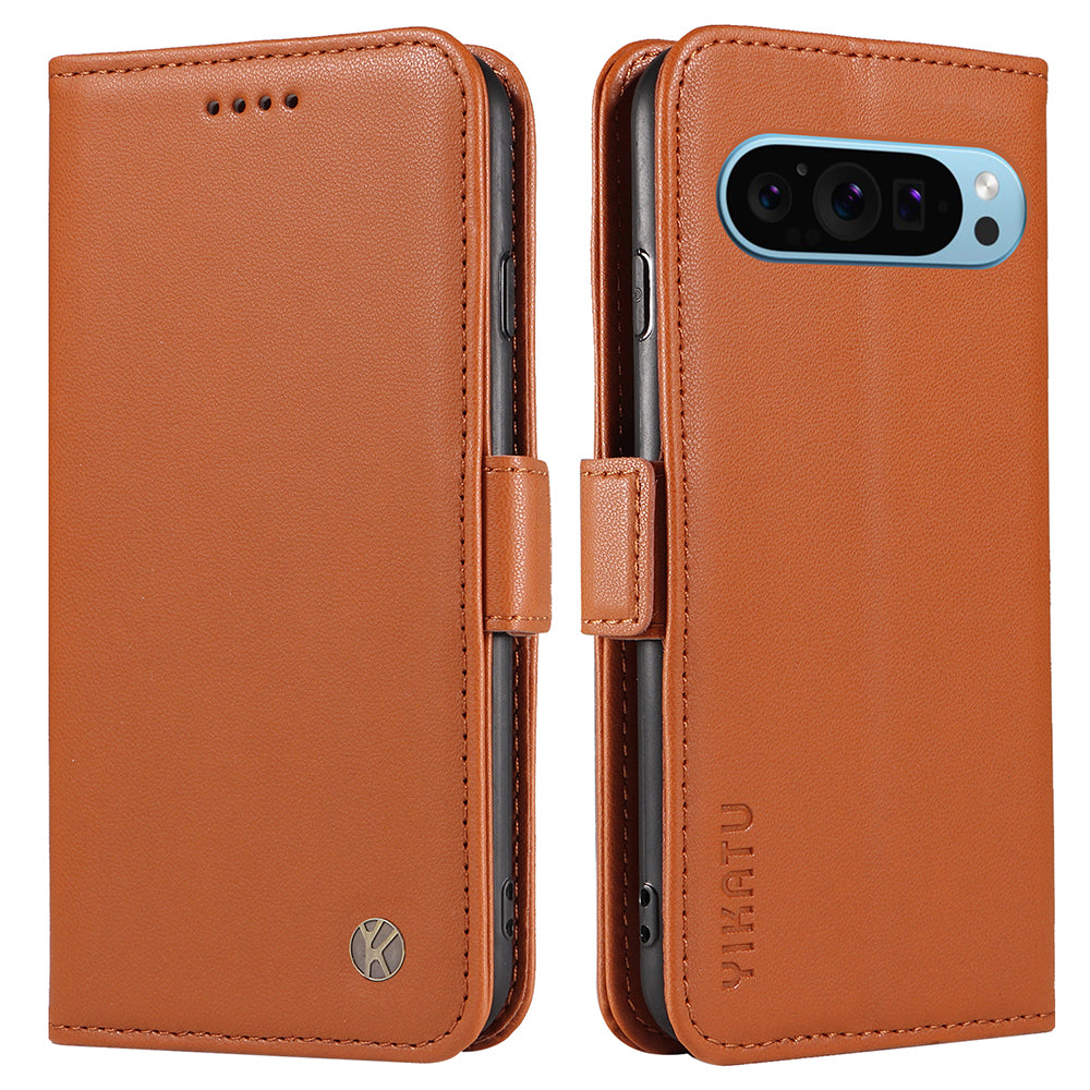 YIKATU YK-003 For Google Pixel 9 Wallet Phone Case Anti-Drop Leather Flip Cover YIKATU YK-003 For Google Pixel 9 Wallet Phone Case Anti-Drop Leather Flip Cover